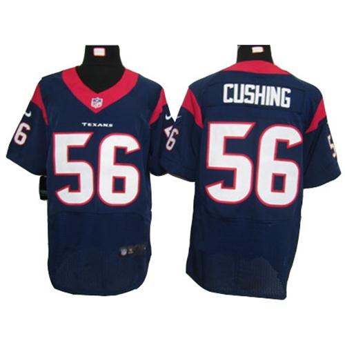 NIKE NFL Elite Jersey houston texans 56 Brian Cushing Navy Blue